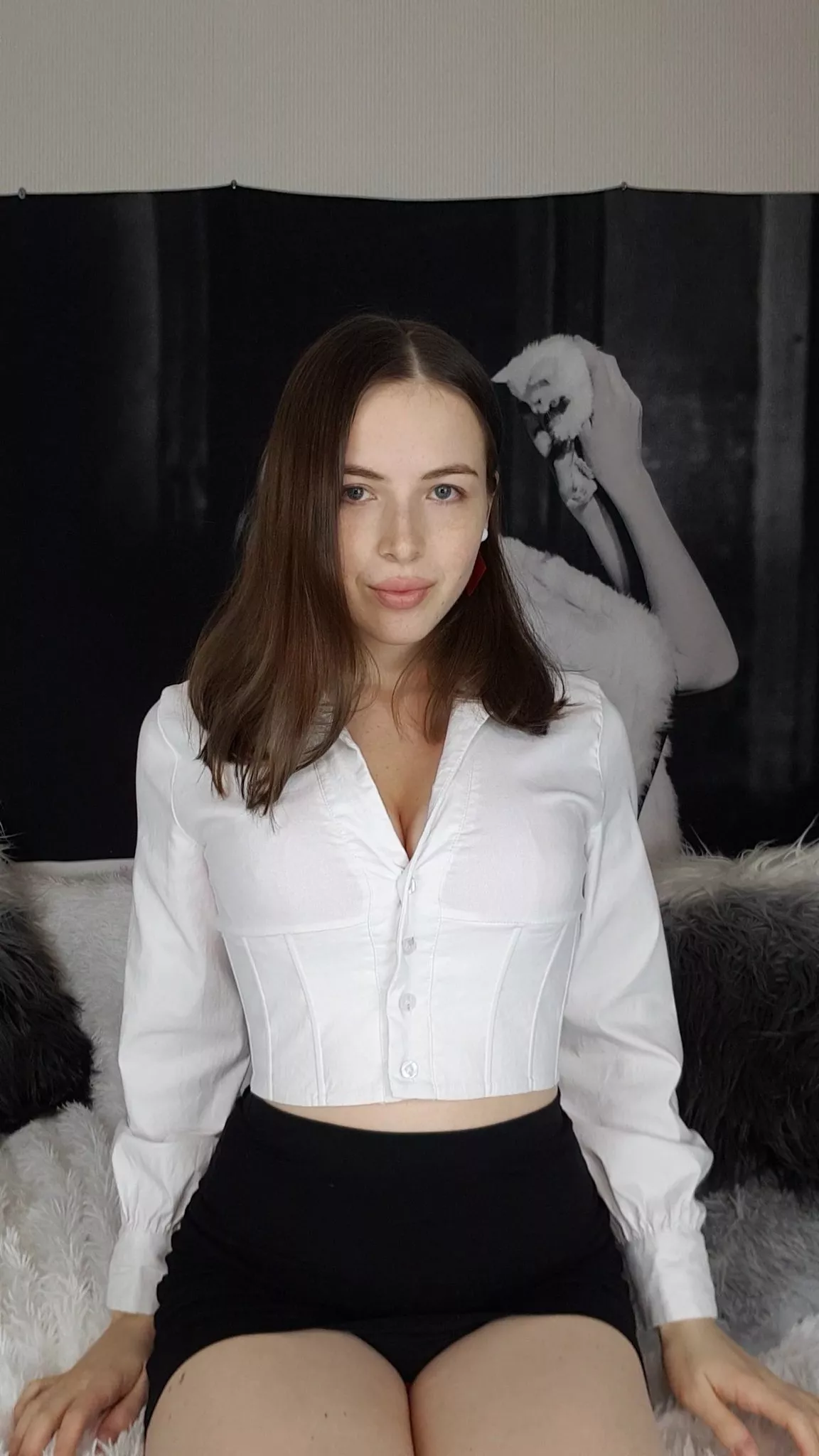 Brunette Secretary