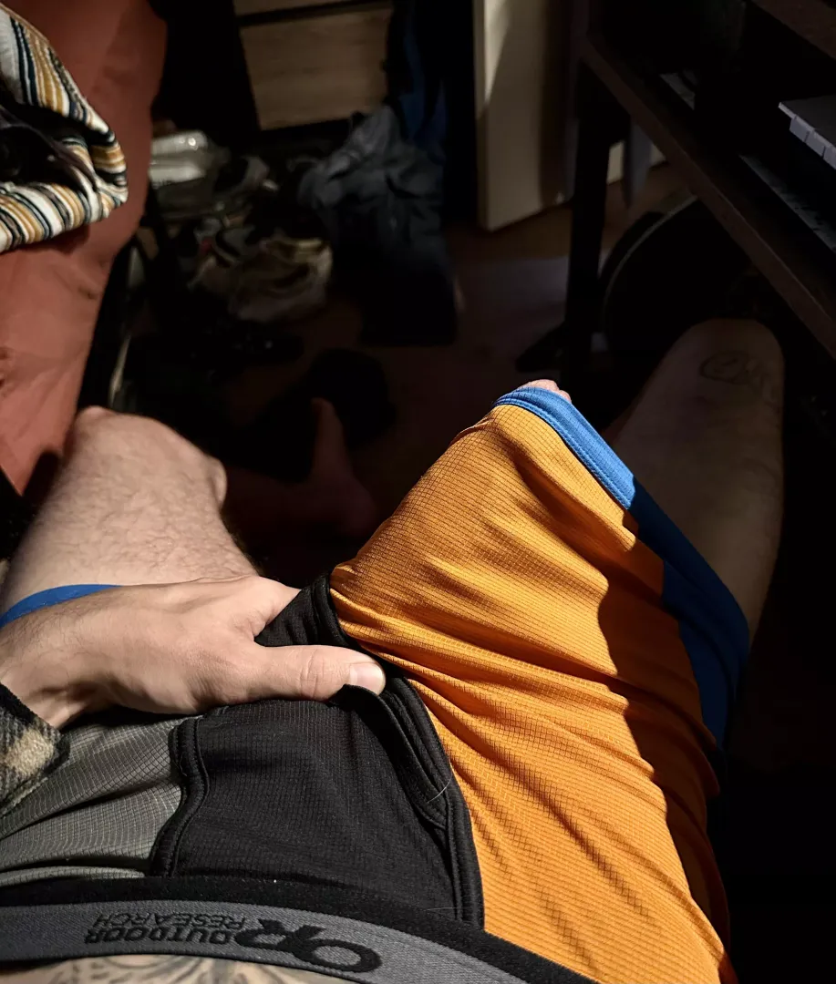 Bulging out of these things!