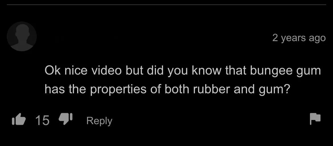 Bungee gum