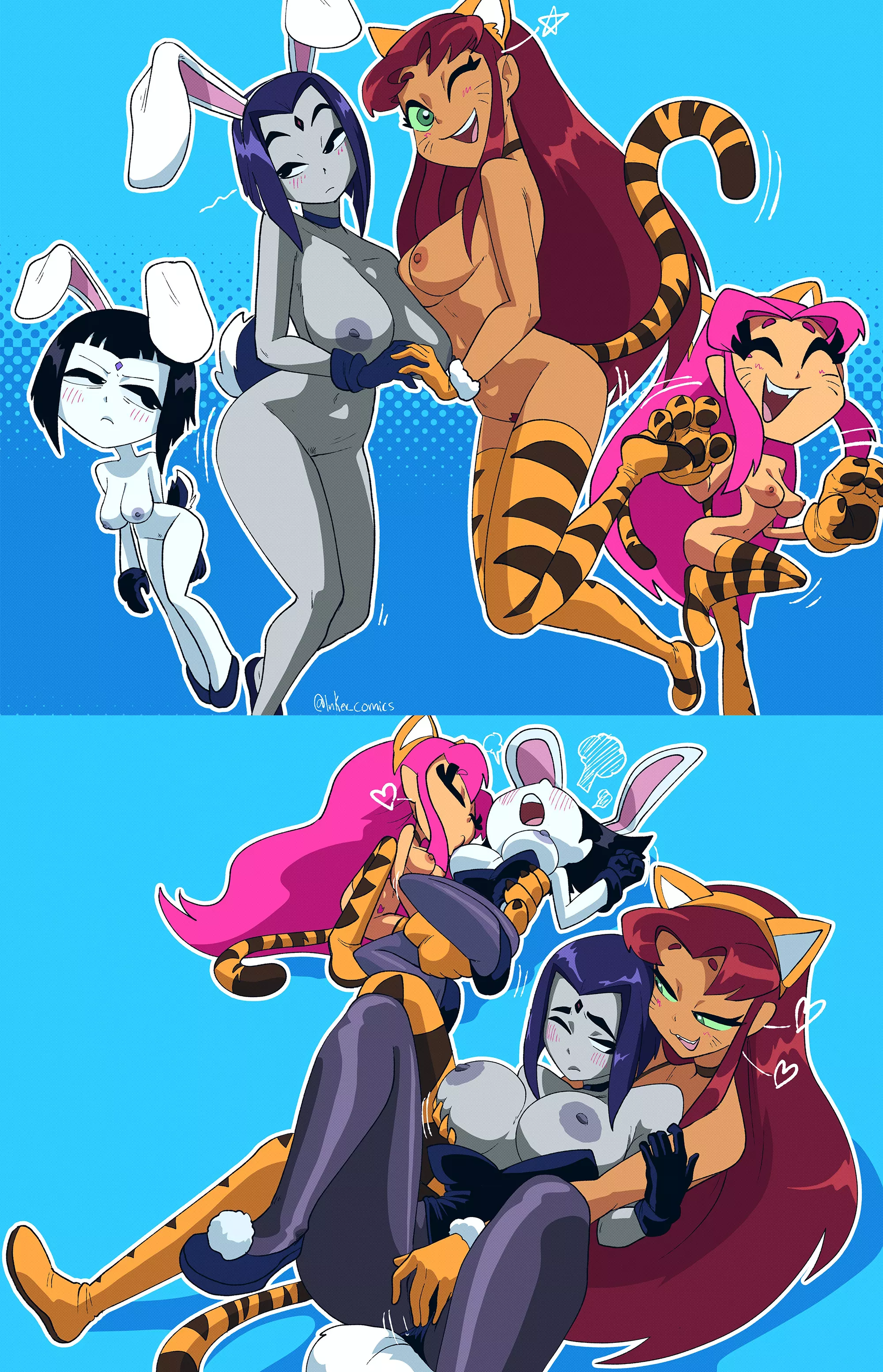 Bunnies & kitties (CoolerInker)