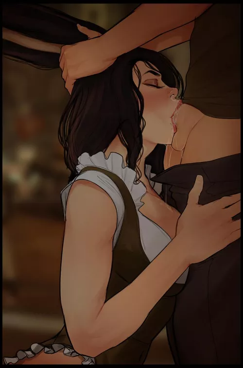 Bunny Girl Maid tastes her Master (cherry-gig)