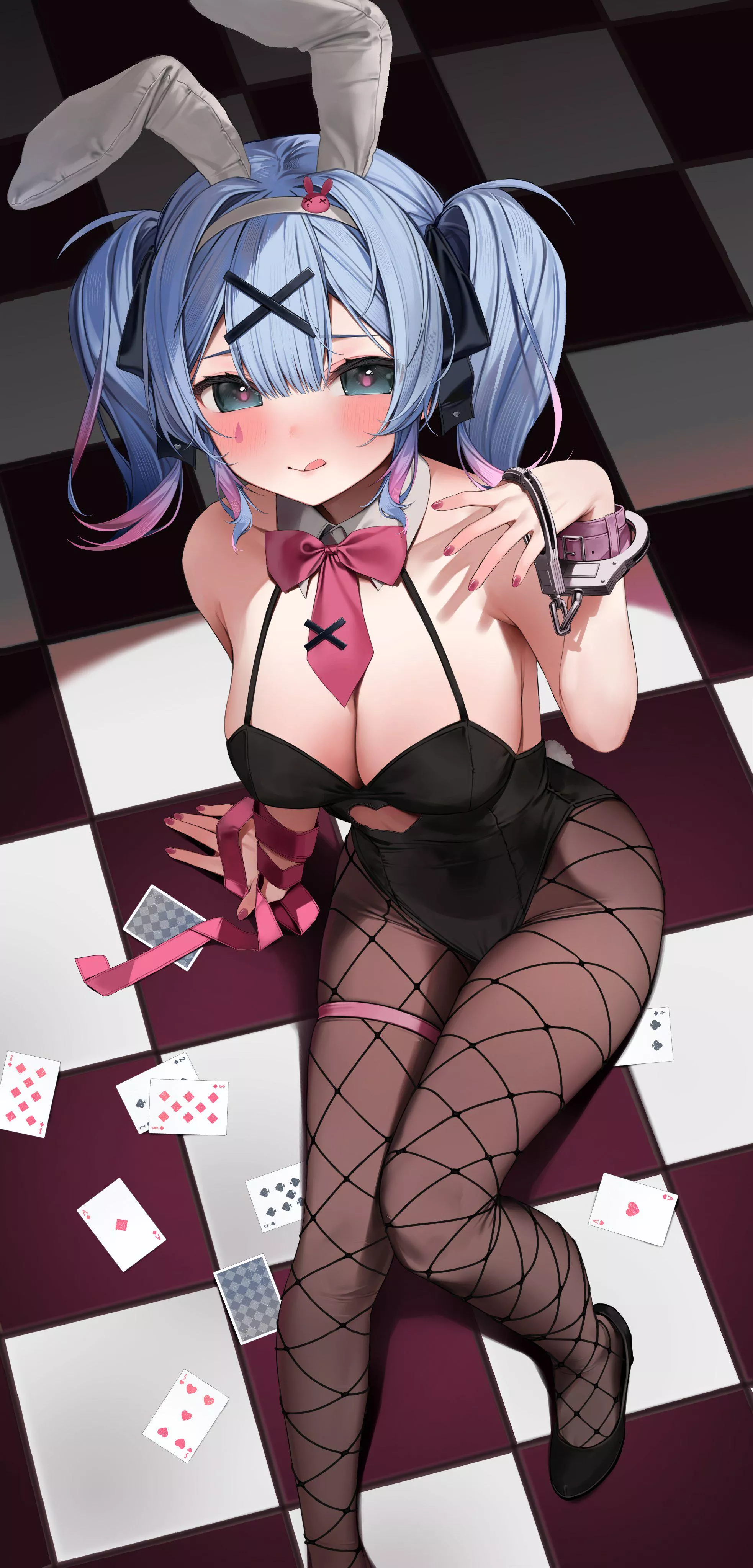Bunny girl miku is feeling a bit feisty