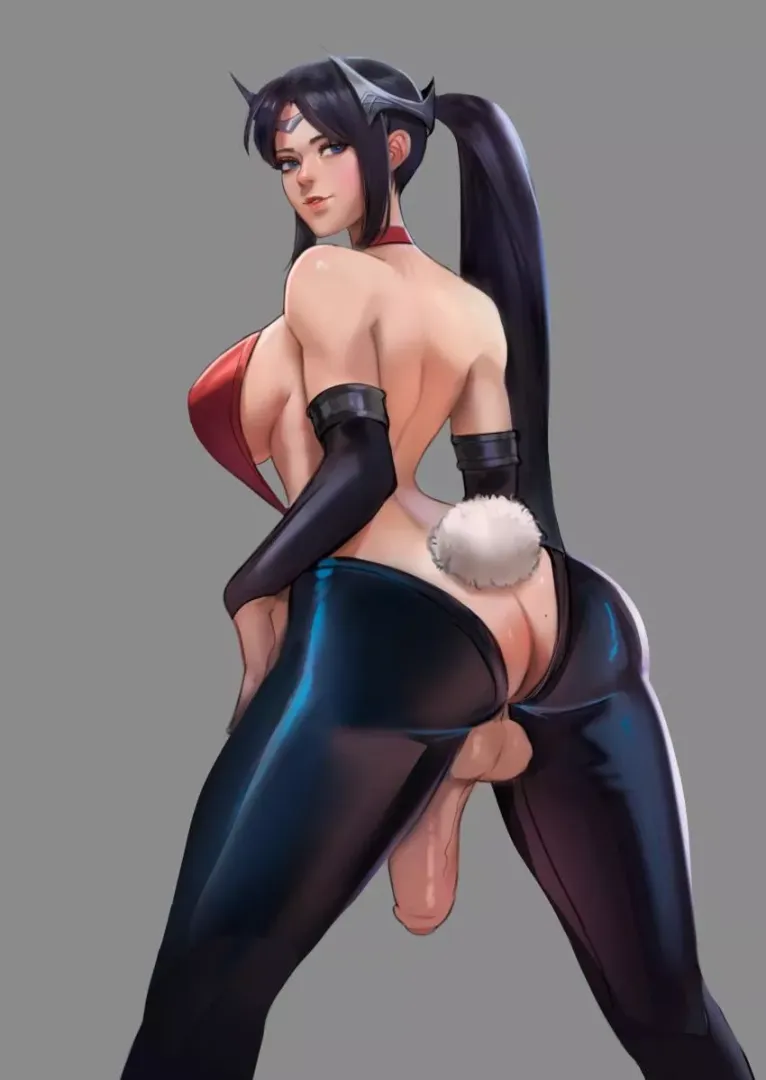 Bunny Irelia with her carrot out. (Leoquezadilla)