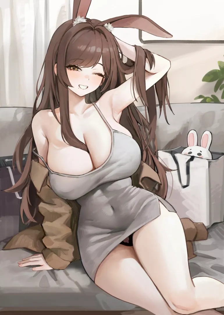 Bunny oneesan dongtan dress [Artist's Original]