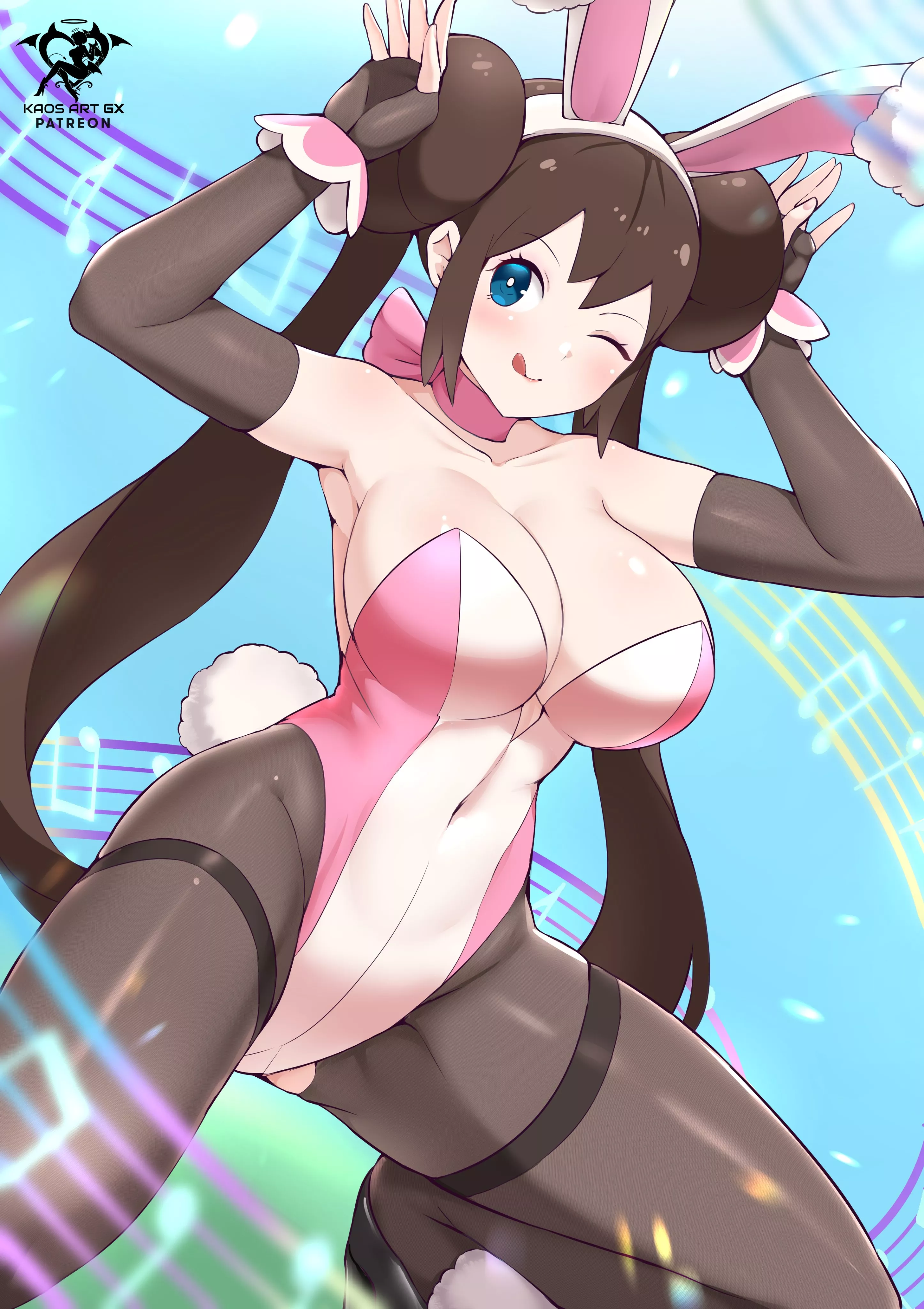 Bunny Rosa (kaosart)