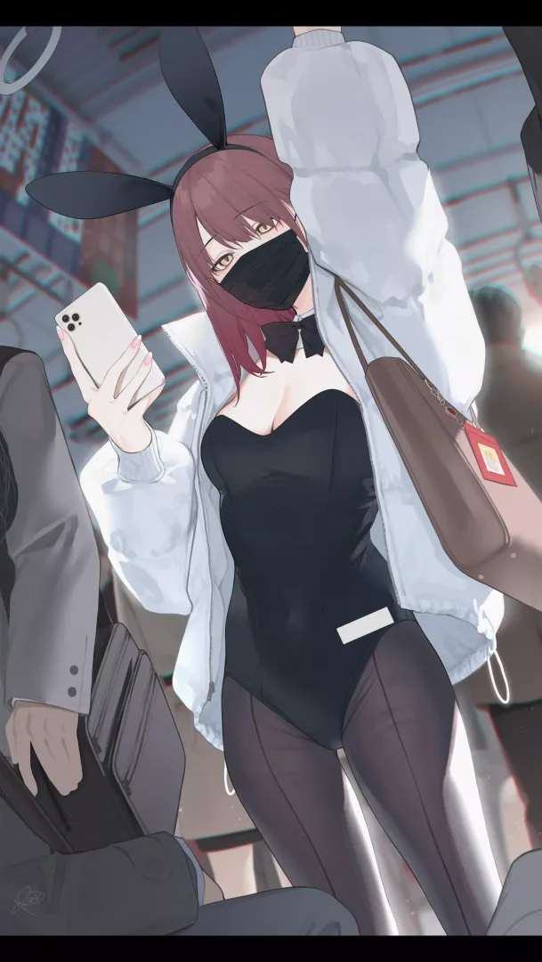 Bunny's Train Commute 
