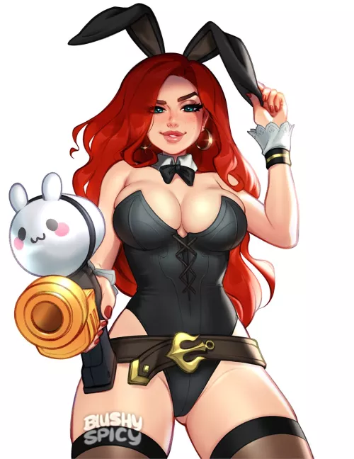 Bunnysuit Miss Fortune (BlushySpicy)