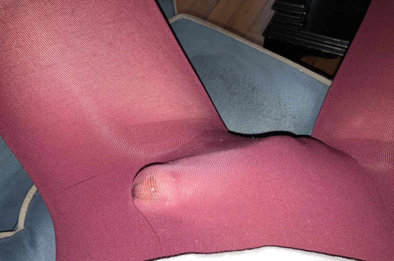 Burgundy tights