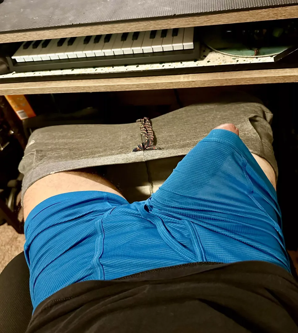 Busting out. 