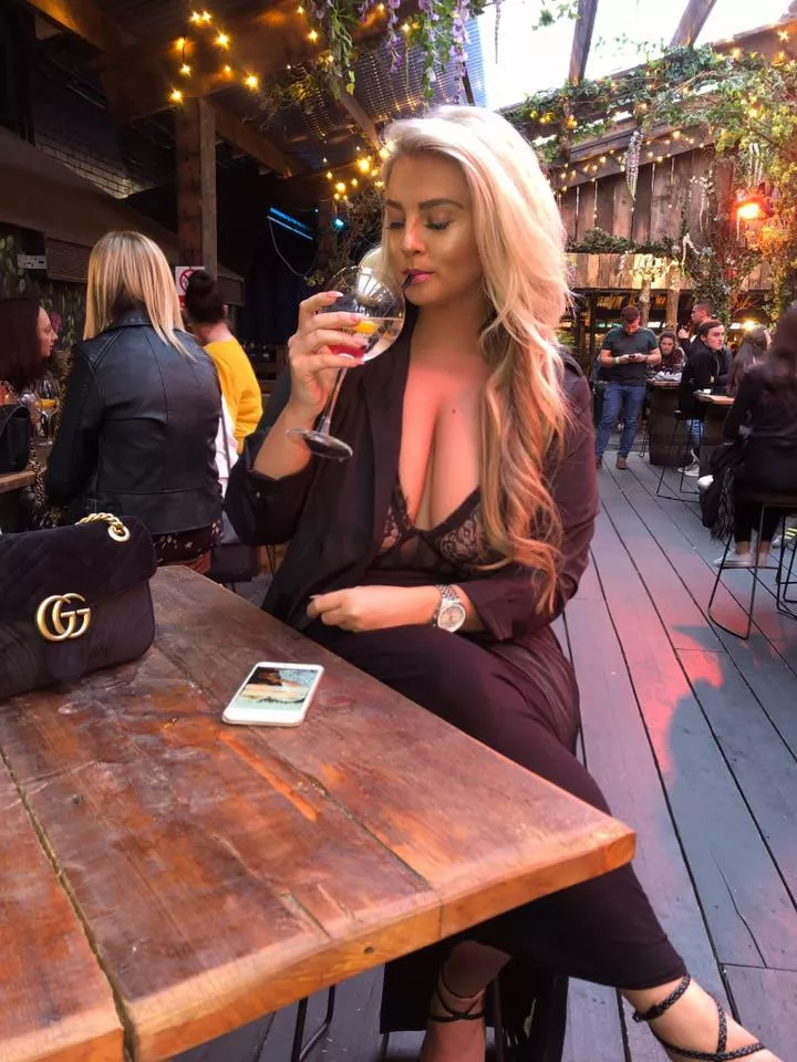 Busty blonde beauty