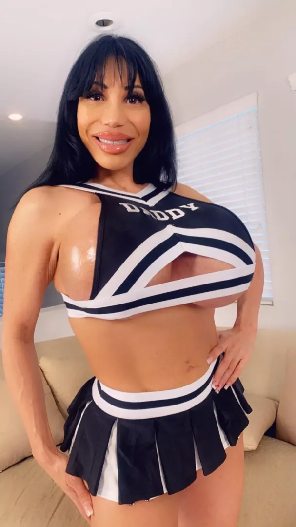 Busty Cheerleader