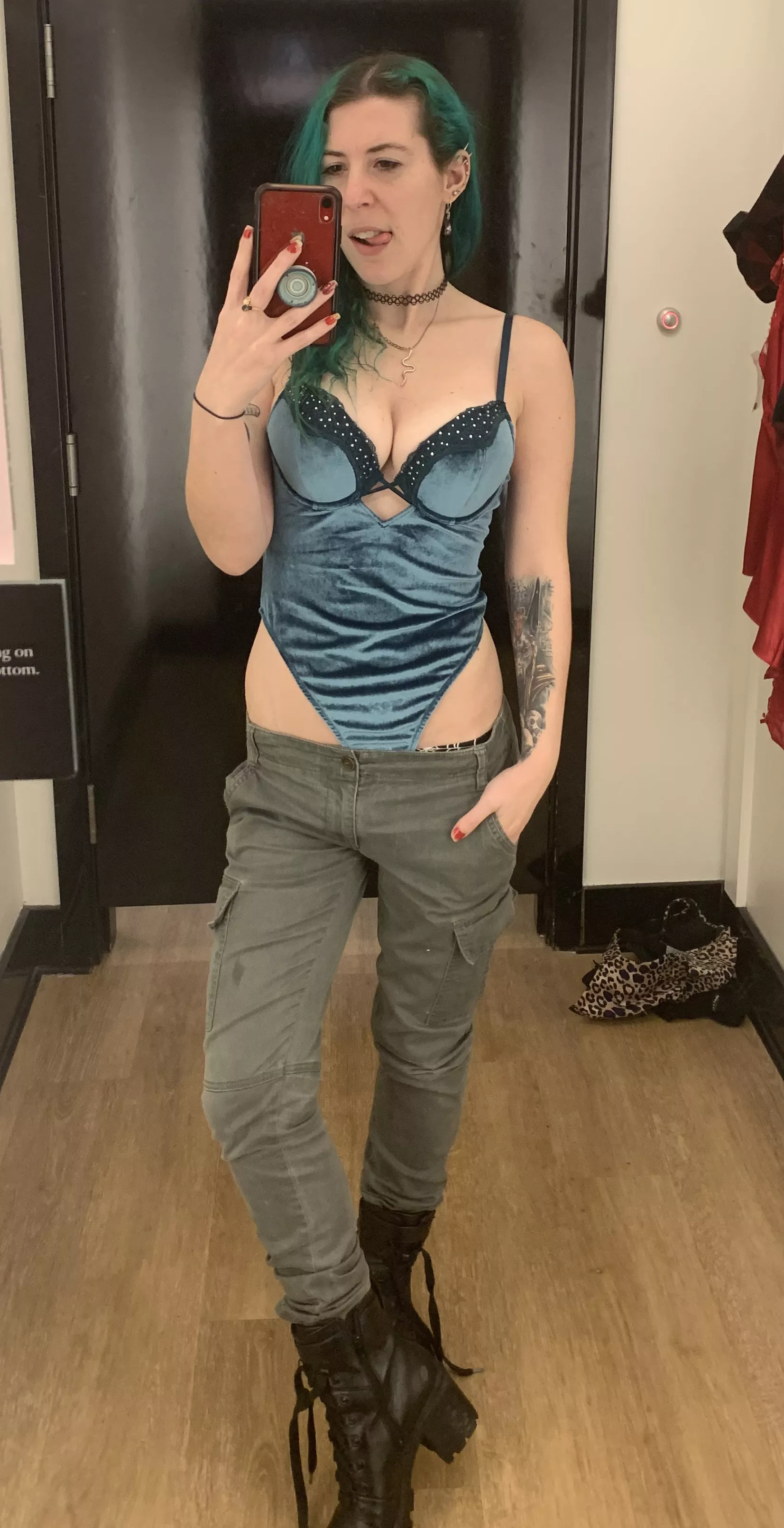 Busty in a bodysuit