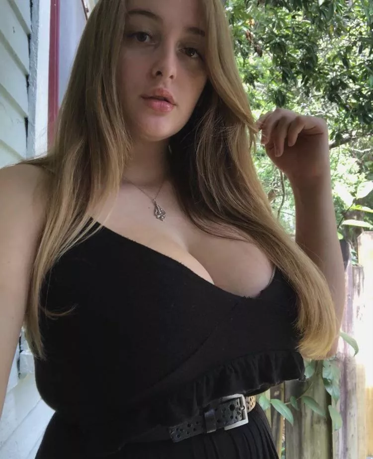 Busty in black