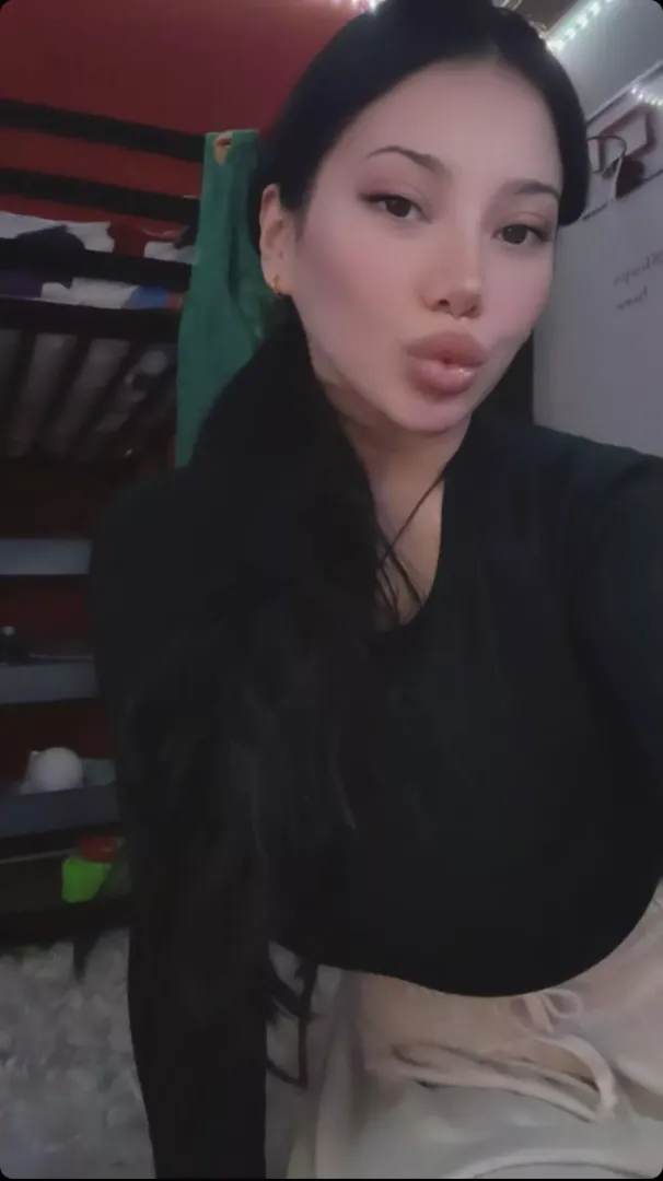Busty in black