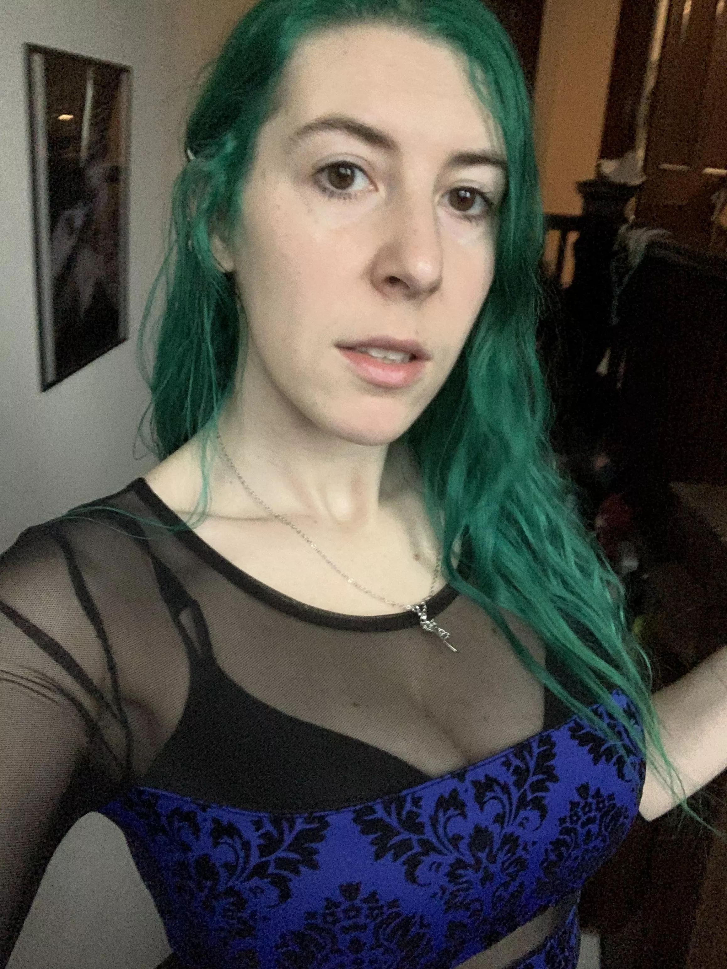 Busty in sheer
