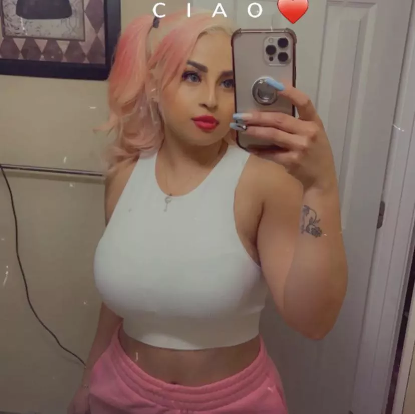 Busty in white