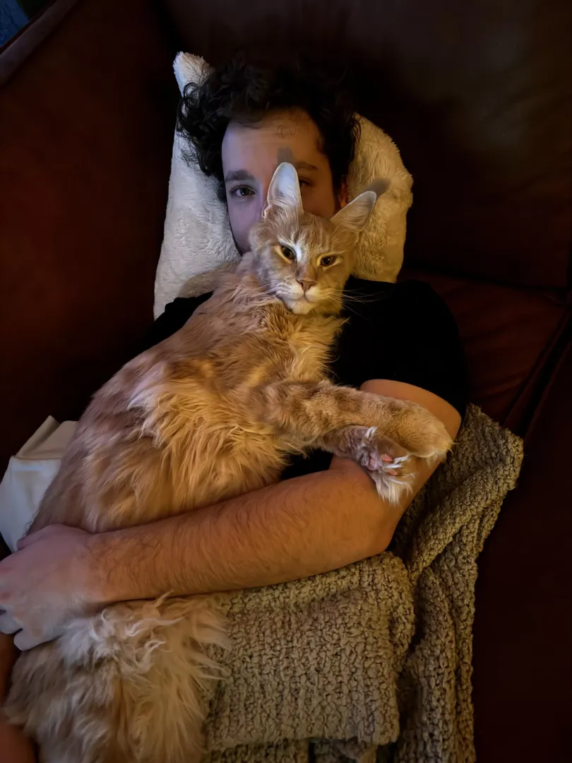 But I love cuddling 🥰🥰
