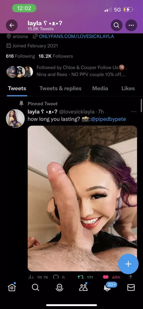 BWC bigger than her face