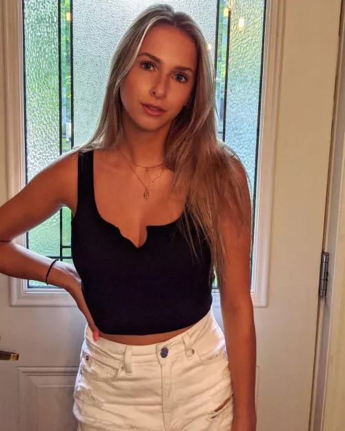 by the door