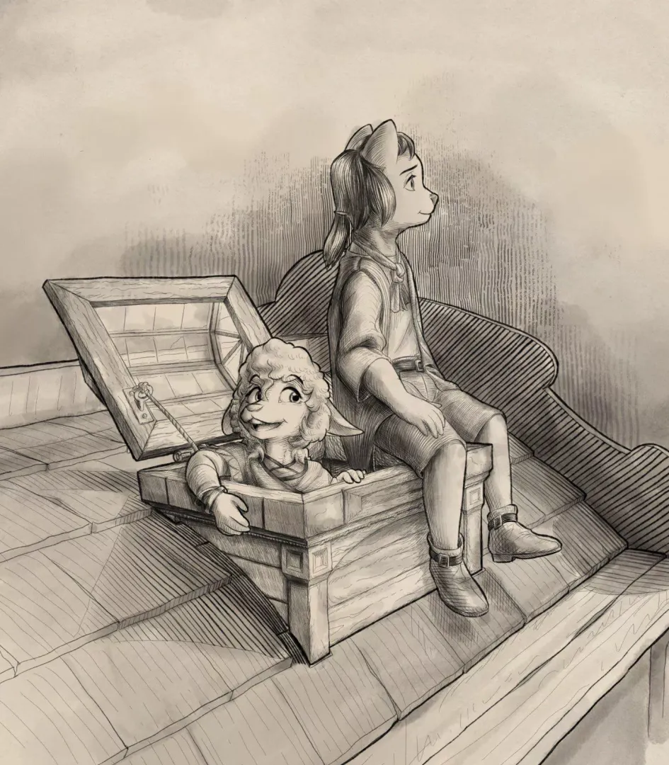 By the Roof hatch (art be me)