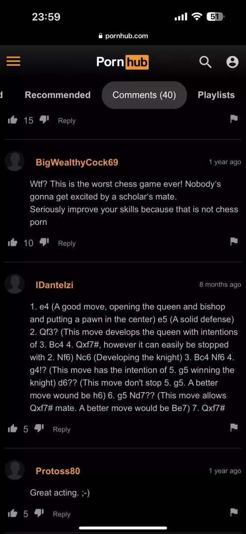 Came for the tiddies, stayed for the chess lesson
