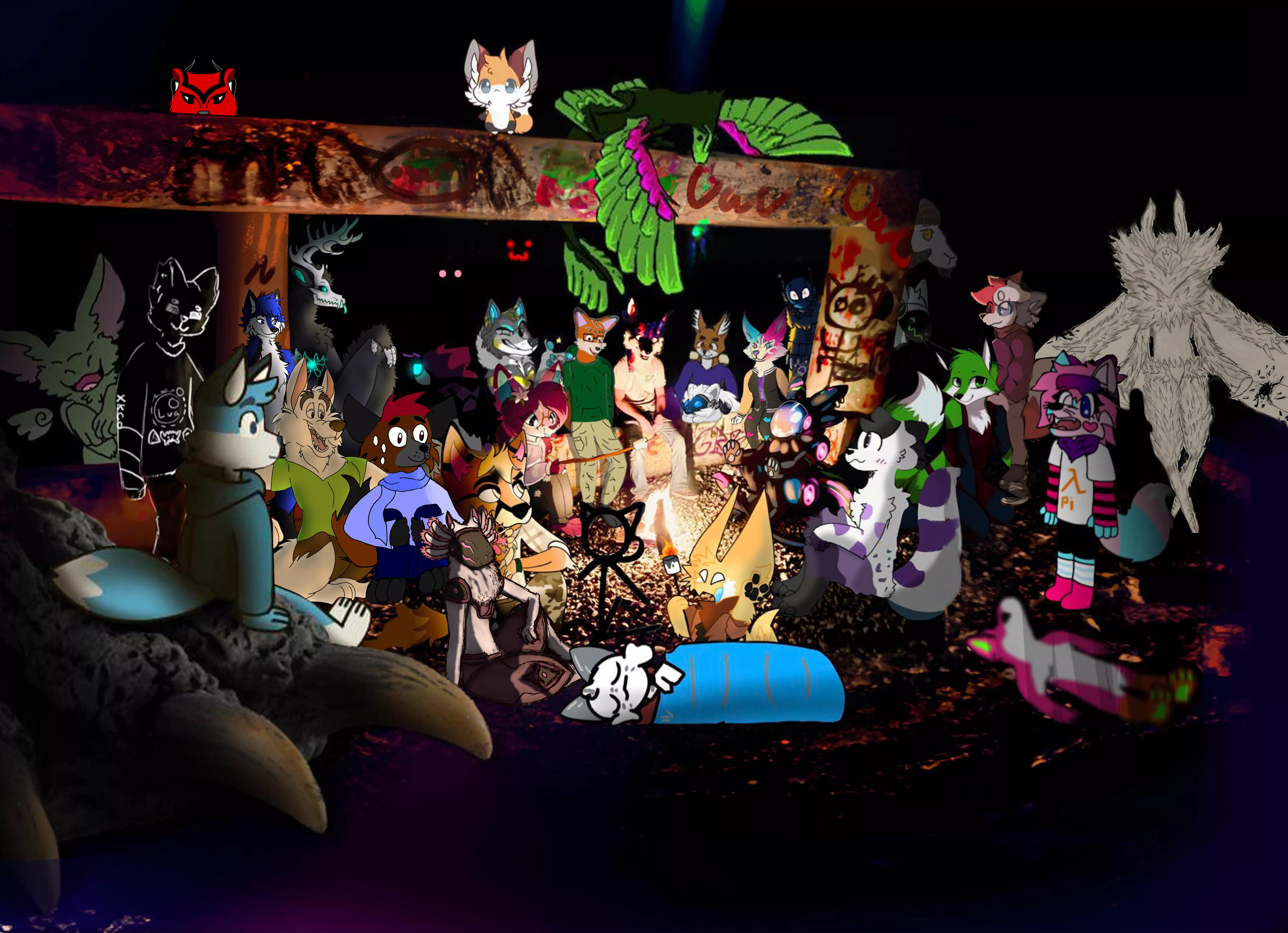 Campfire Scene: I think i added everyone i can find from other post.
