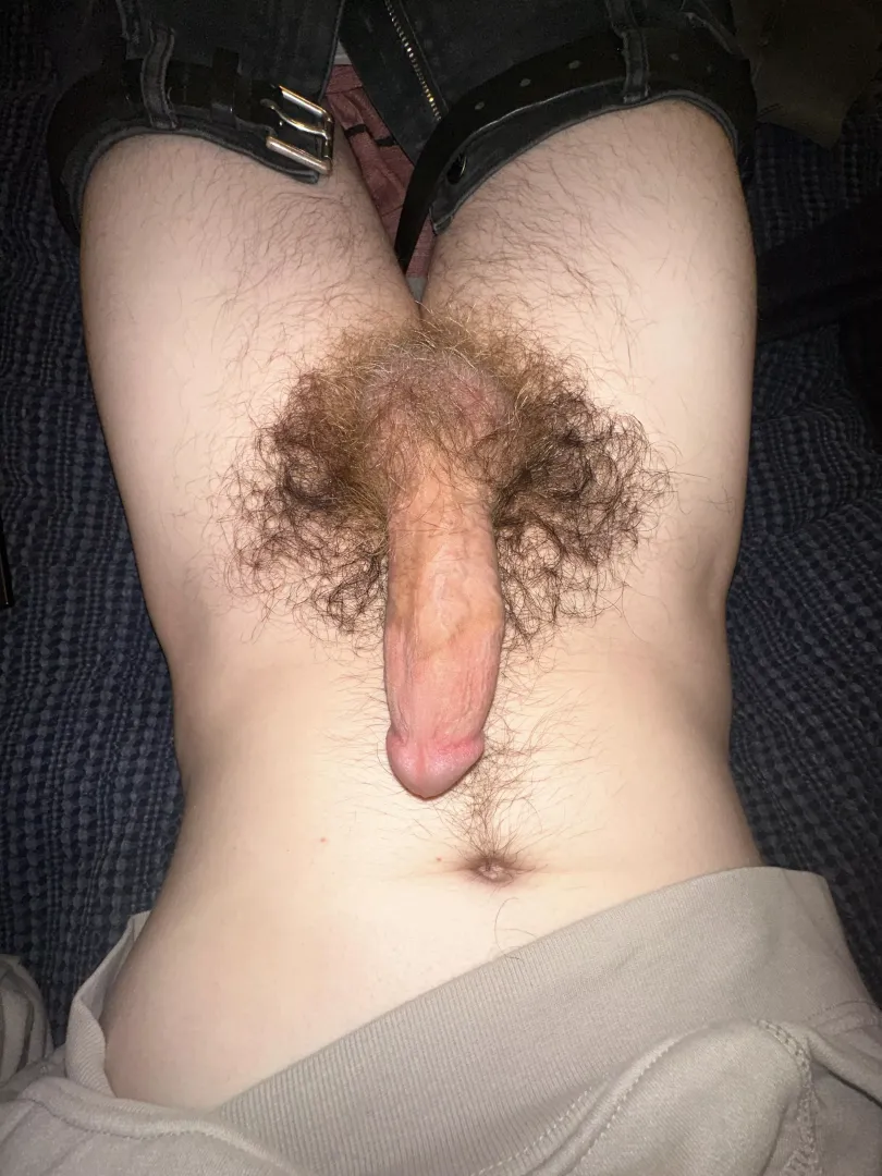 Can barely see my nuts under this much fur