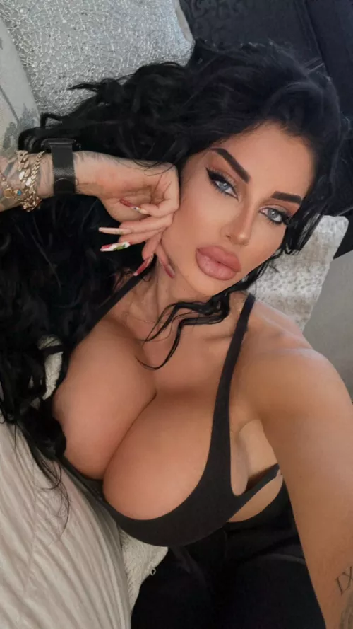 Can hardly fit in the sports bra