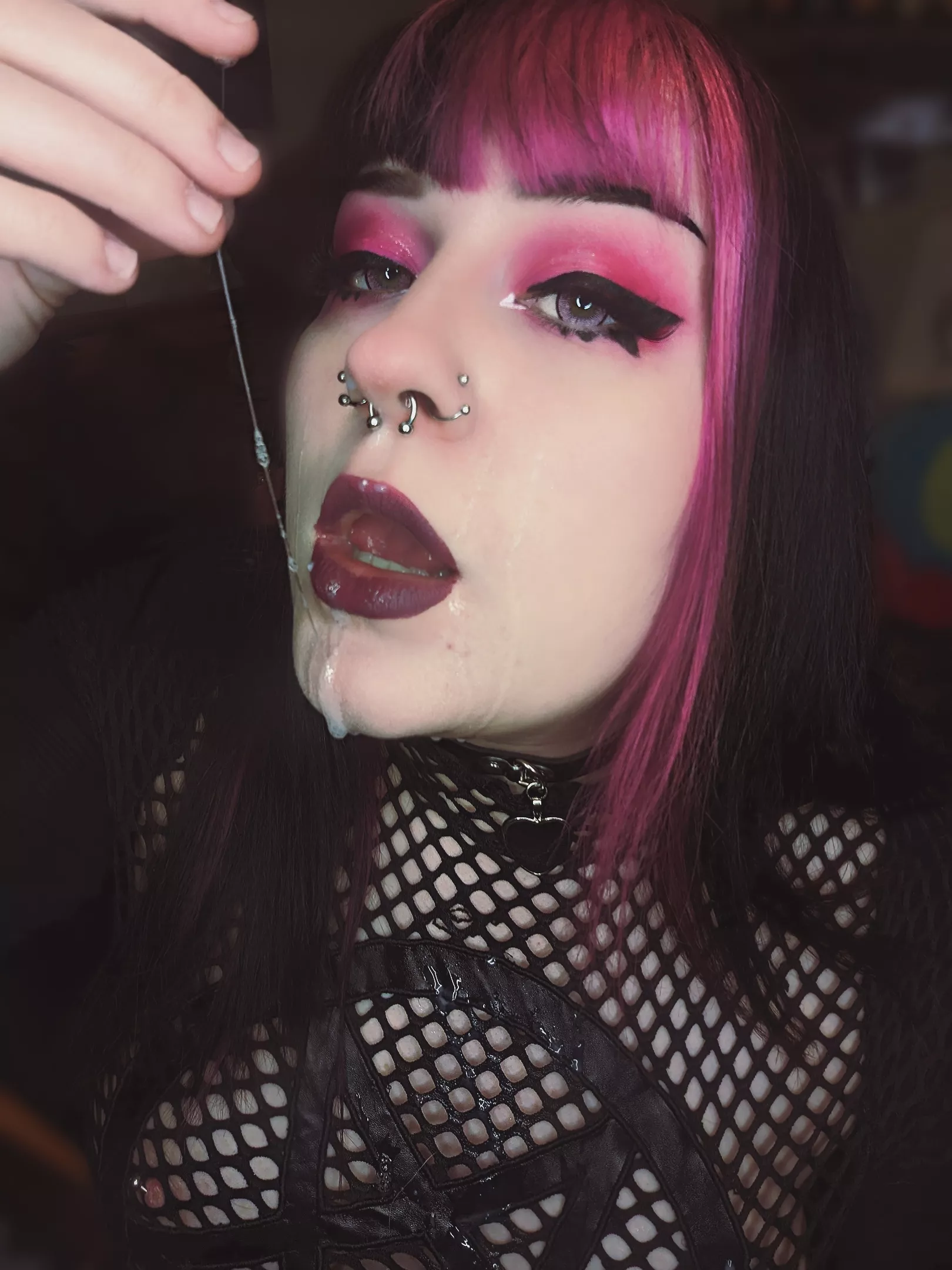Can I be your goth cumdump?