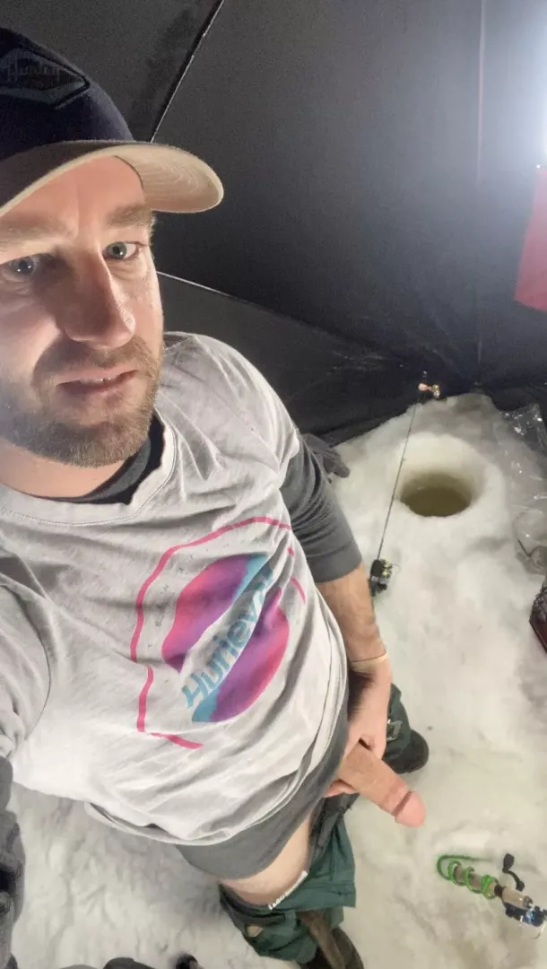Can I convince you to cum ice fishing? Promise I’ll keep you warm!