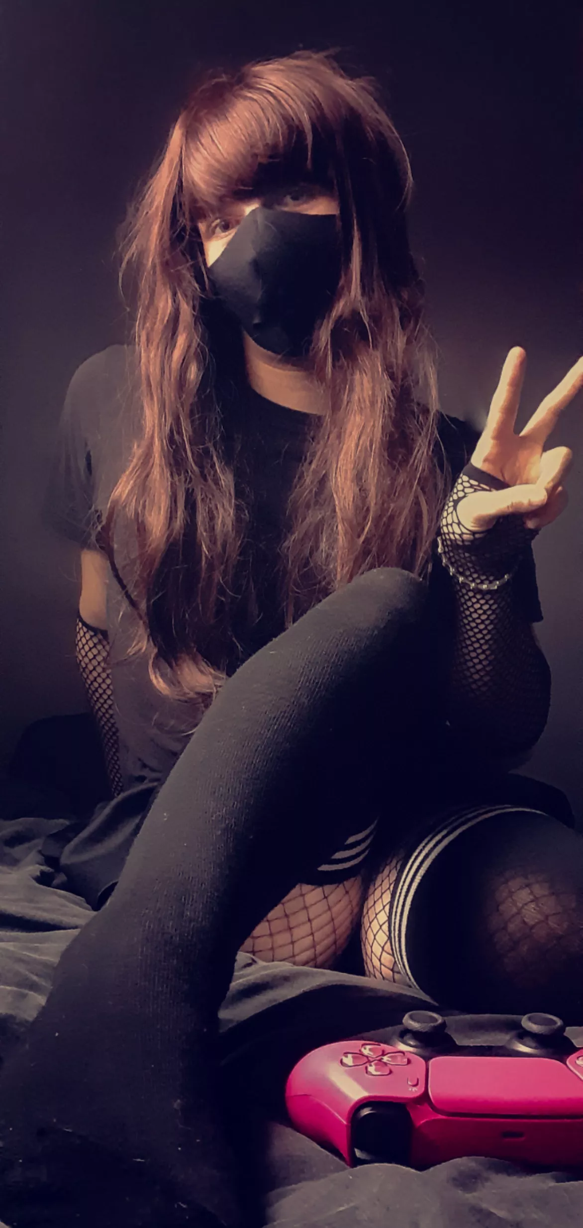 Can I sit on your lap while we play games together? 🖤