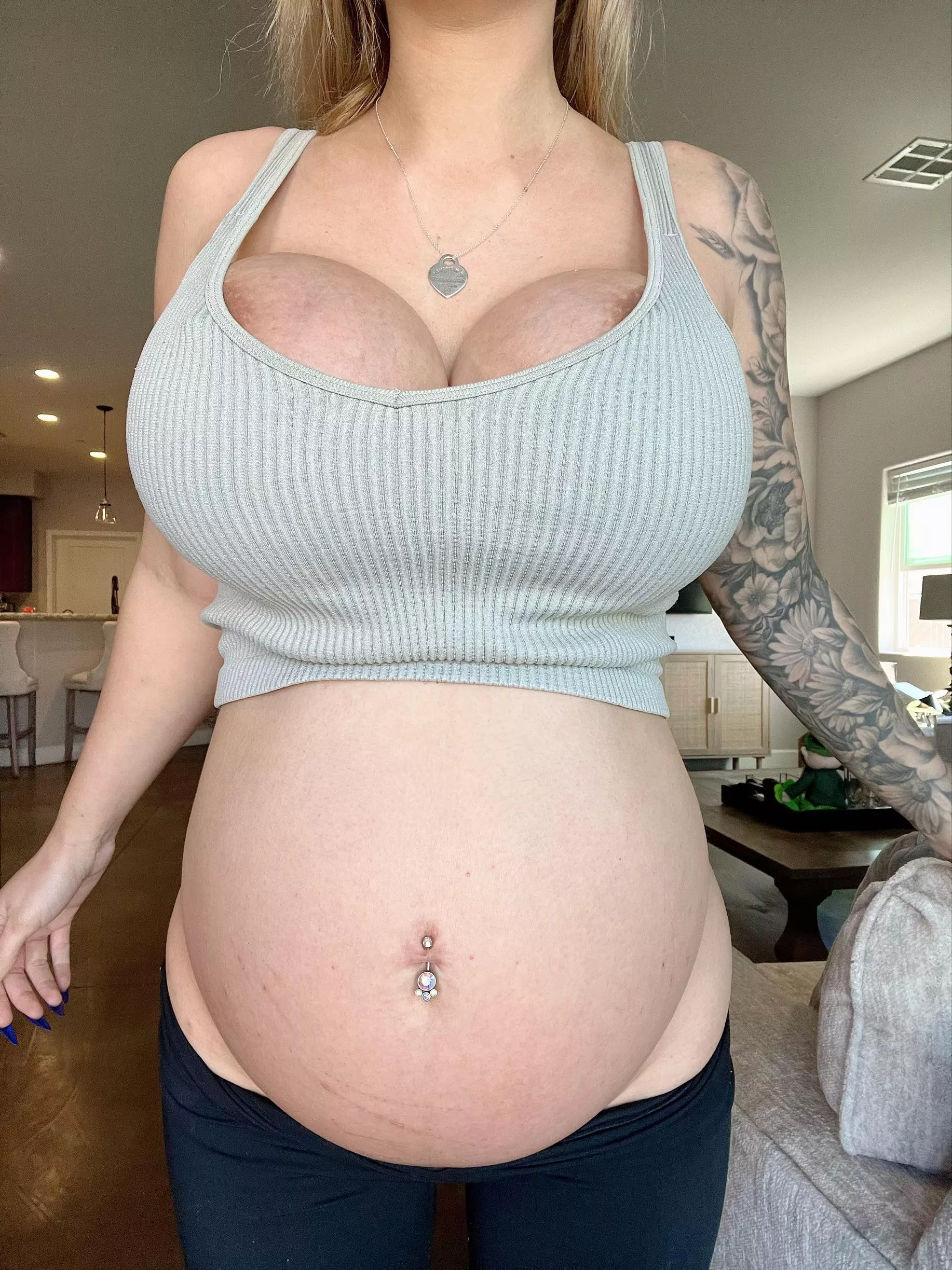 Can you describe my pregnant body in 1 word? 👀