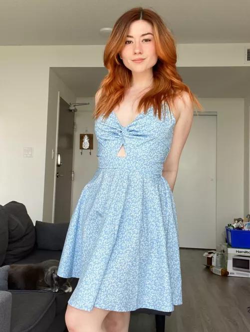 Can you guess what color of panties I have on under this sundress?