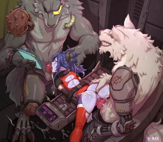 Captured by space pirates (D-Rex) 