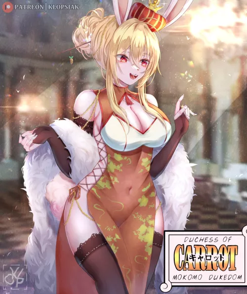 Carrot, Dutchess of the Minks (beautiful art by @Klopsiak)