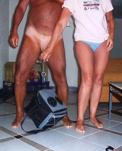 carrying mistress cooler by my balls