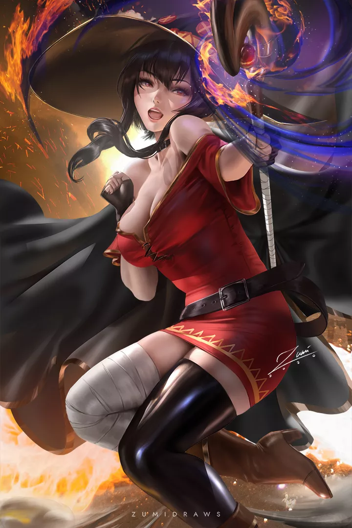 Casting explosion (By Zumi) [KonoSuba]