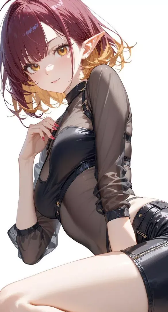 Casual Redhead Elf