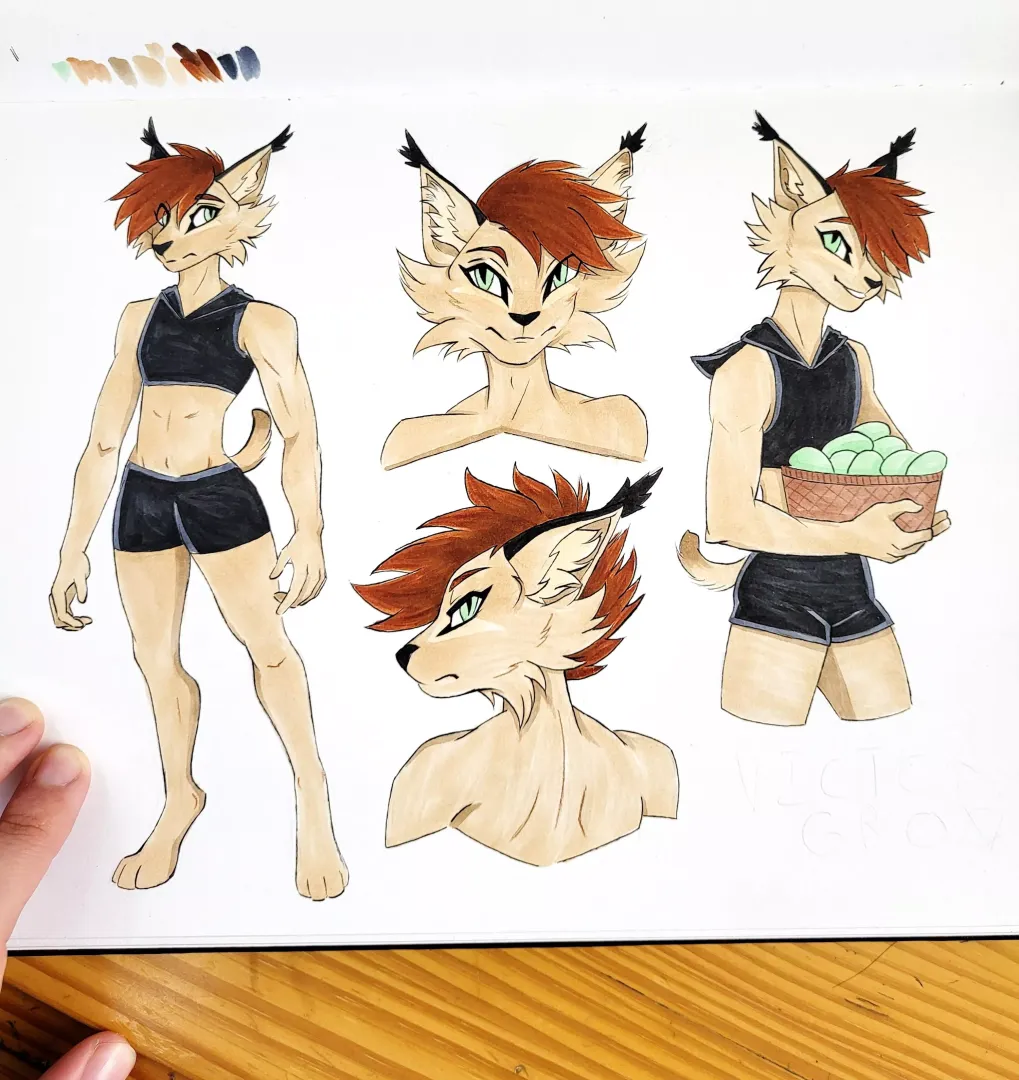 Cat character sheet
