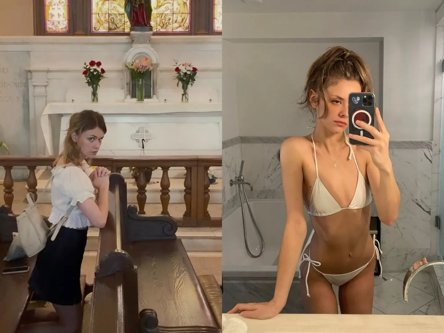Catholic baddie