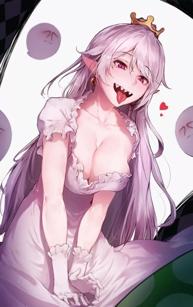 Caught sneaking around in Boosette's castle