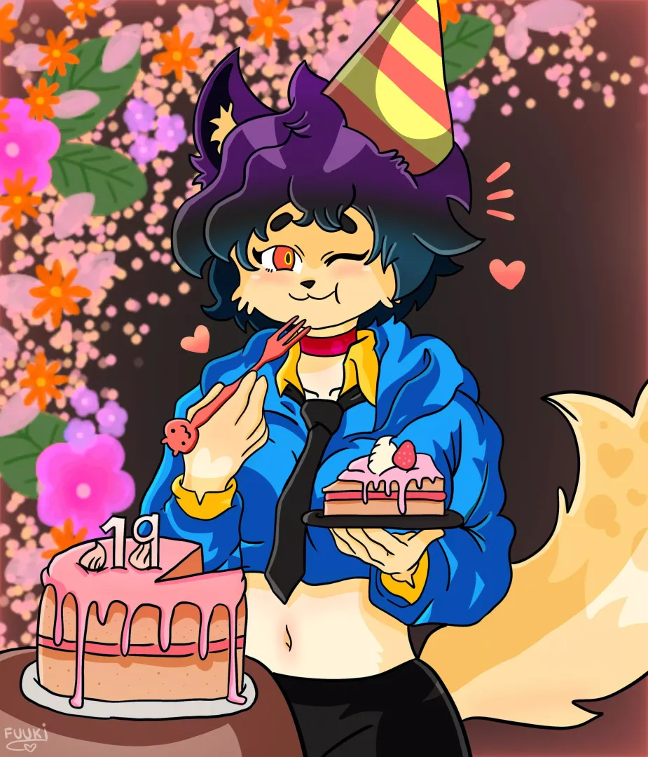 Celebrating my 19th B-day with this art piece :3
