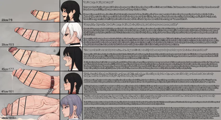 Chain Link Event [Chainsaw Man] [Futanari] [Penis Comparision] [Penis Chart] [Rape] [Slavery] [Mind Control] [Mind Break] [Artist: soutoku🔞]
