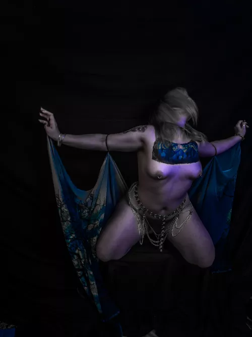 Chained in blue…