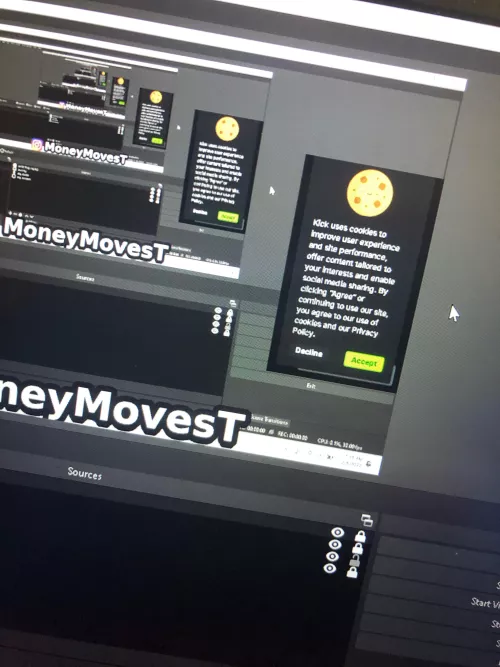Chat overlay box says accept cookies. Anyone know how to fix so i can accept cookies and have my chat overlay text box