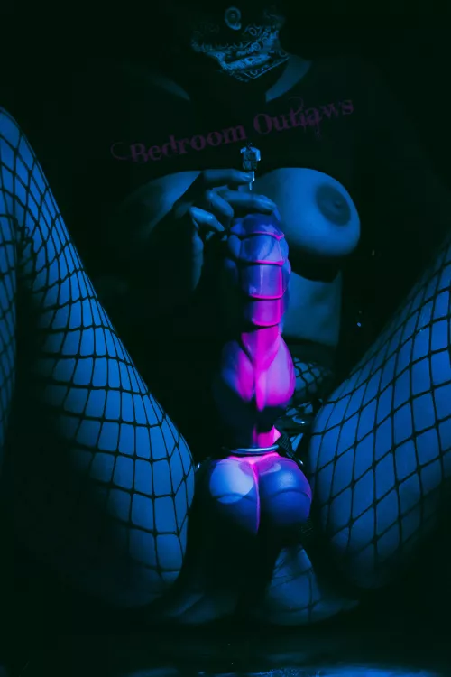 Check out how cool the UV light looks on my toy