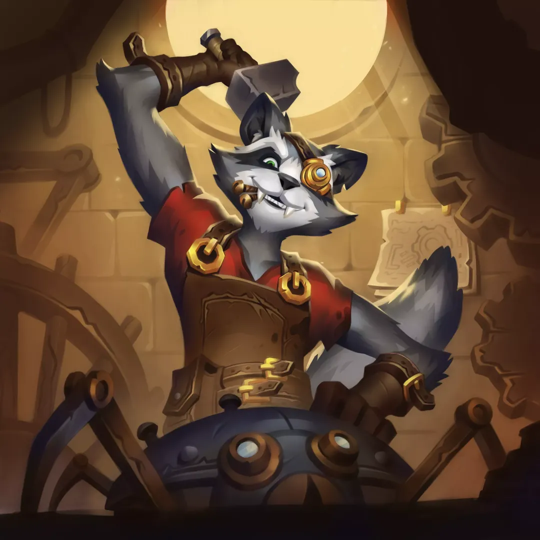 Check out this raccoon engineer from our upcoming animal fantasy game!