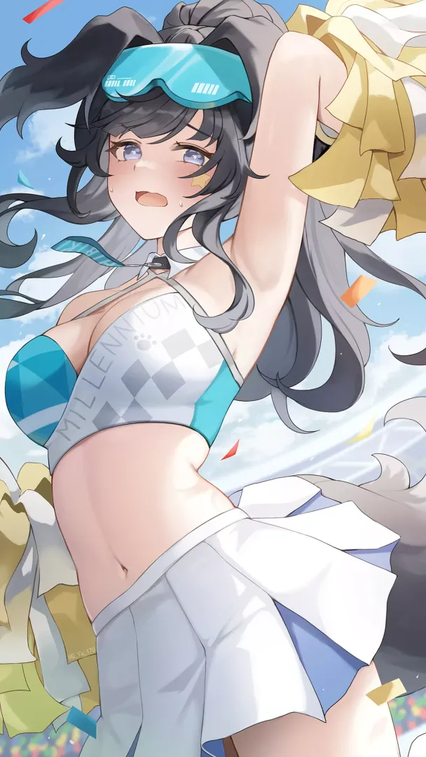 Cheering Hibiki [Blue Archive]