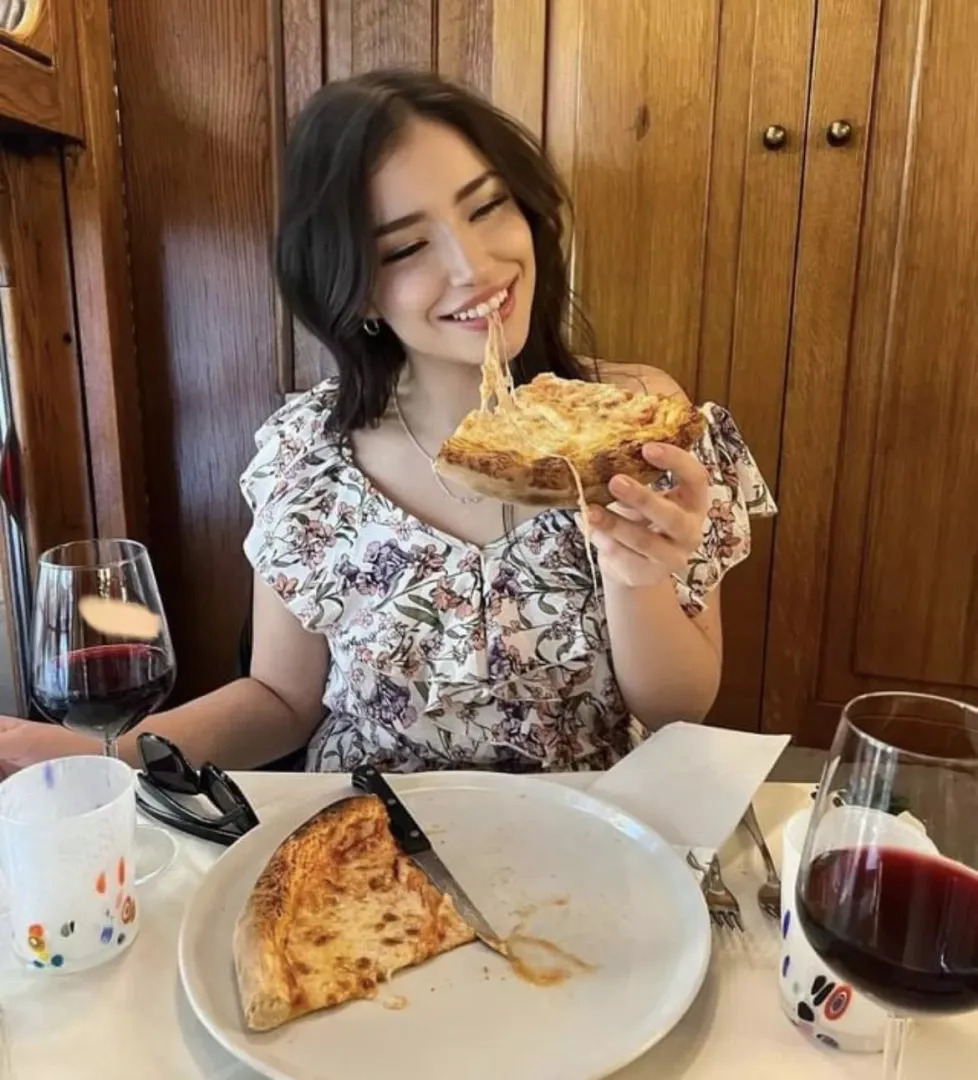 Cheesy smile