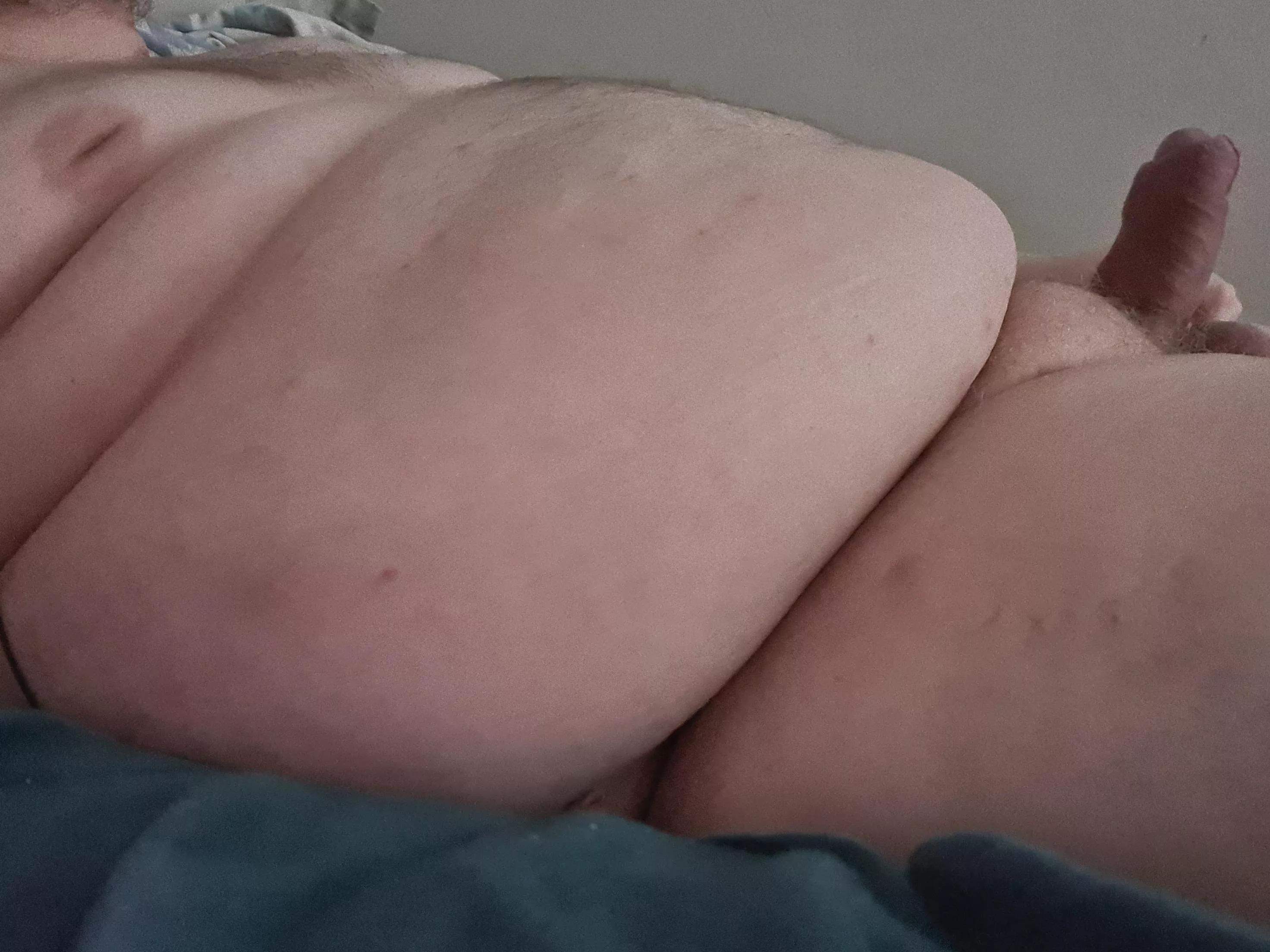 Chilling in bed.